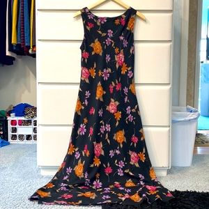 🎒Vintage Ronni Nicole Floral Sleeveless Dress